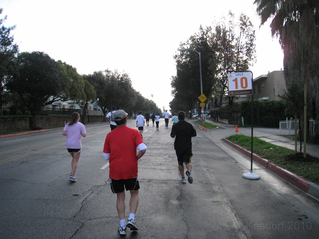 Pasadena Marathon California 2010-02 0610.jpg - Made it to mile ten anyway!